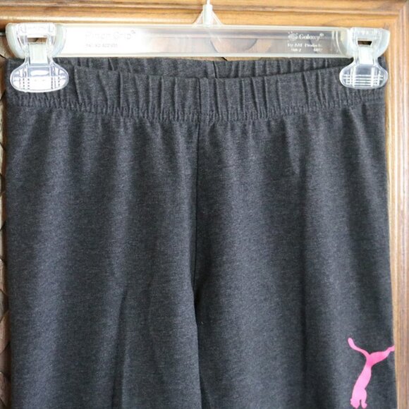PUMA Essentials Graphic Logo Training Leggings NWOT! - Black/Pink, Size XS - Picture 4 of 16